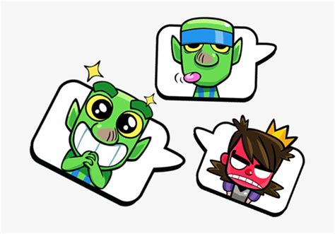 Update Sneak Peeks - New Emotes Clash Royale Transparent PNG - 677x494 ...