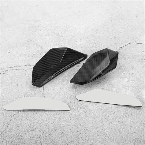 Estink Motorcycle Winglets1 Pair Carbon Fiber Fairing Wing Aerodynamic