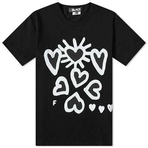 Comme des Garçons Men s CDG Filip Pagowski T Shirt in Black Comme des