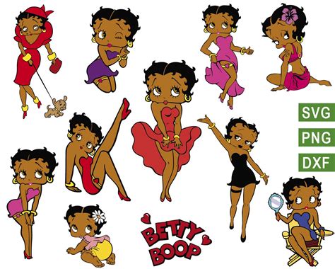 Betty Boop Svg American African Girl Svg African Woman Svg Inspire