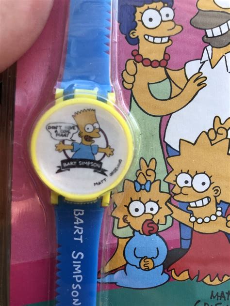 Nelsonic Bart Simpson Watch Moc 1990 Ebay