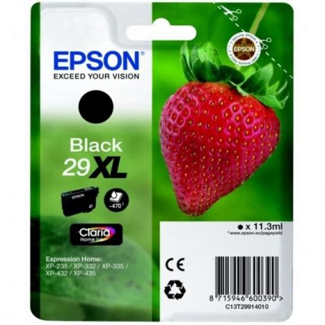 Epson Xl Noir Fraise T Cartouche Jet D Encre D Origine