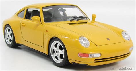 Burago Y Scale Porsche Carrera Yellow