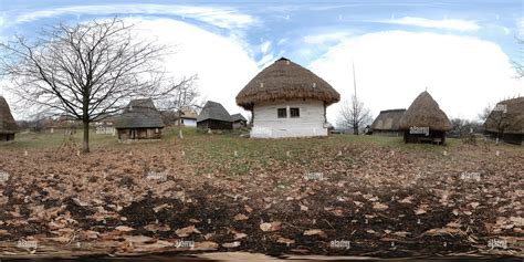 360° view of House from Preluca, Rural Museum, Baia Mare, Romania - Alamy