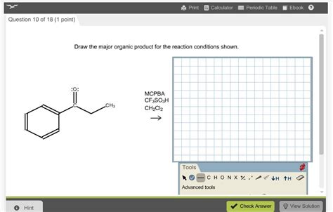 Draw The Major Organic Product Of The Reaction Shown Above