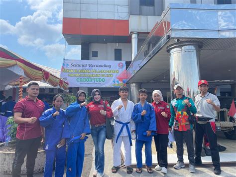 Infopublik Atlet Judo Tapin Optimis Tambah Raihan Medali Di Popda