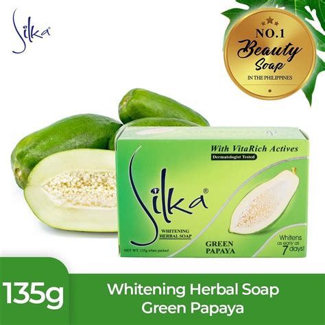 Silka Green Papaya Soap 135g Shopee Philippines