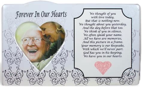 Amazon BANBERRY DESIGNS Memorial Photo Frame Loving Memory