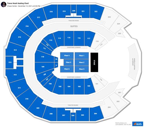 Chase Center Seating Charts For Concerts