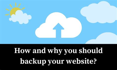 Website Backup Guide How And Why You Should Backup Your Website