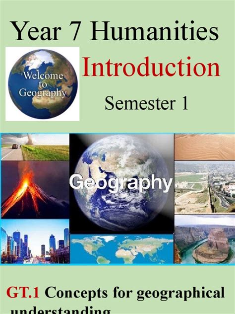 Gt1 Concepts For Geographical Understanding Pdf Natural Environment