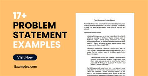 Problem Statement 17 Examples Format How To Write Pdf