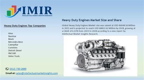 The Global Heavy Duty Engines Market Size Is Projected To Reach Usd