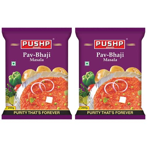 Pushp Brand Pav Bhaji Masala Pouch Pack Of G In Each Pack