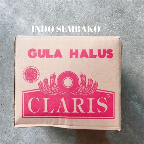 Jual Gula Halus Claris 16x250g Dus Gula Claris Dus Isi 16 Gula