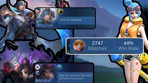 FANNY NAG SHOW AKO NG WIN RATE KO XAVIER YU ZHONG REACTION RANK GAME