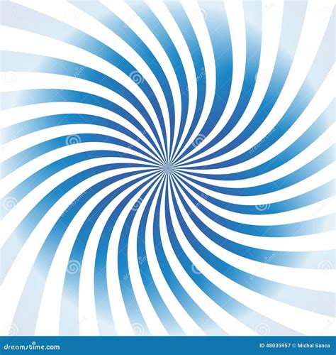 Espiral Azul Del Vector Ilustraci N Del Vector Ilustraci N De Foco