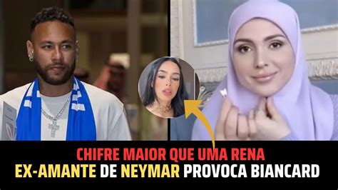 Ex amante de Neymar alfineta Biancardi após mudança para Arábia Saudita