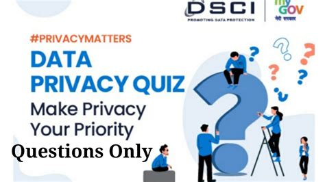 Data Privacy Quiz Mygov Quiz Questions Only Youtube