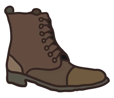 Cartoon Army Boots Stock Vector Nikiteev