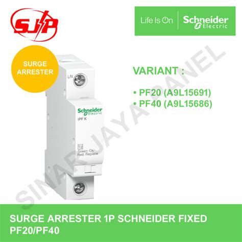 Jual Surge Arrester Schneider Pf Pf Fixed P A L A L