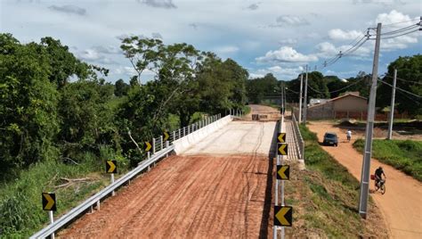 Ponte De Concreto Que Atende Bairros E Aldeias Ind Genas De Miranda