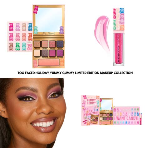 Sneak Peek Too Faced Holiday Yummy Gummy Limited Edition Makeup