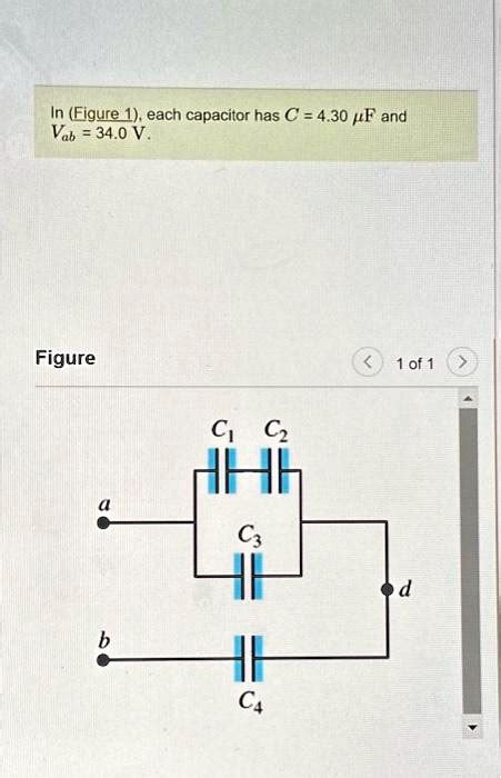 SOLVED Texts Calculate V In Each Capacitor In Figure 1 Each