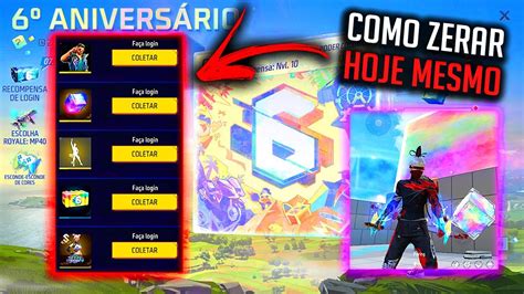 COMO COMPLETAR EVENTO DO 6 ANIVERSARIO EMOTE GRÁTIS CUBO MÁGICO ALOK