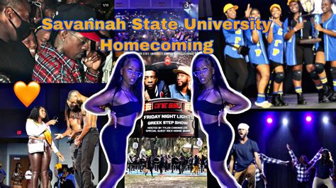 Hbcu Homecoming Vlog Part Savannah State University Step Show