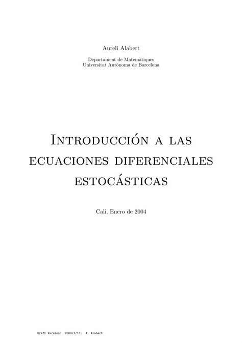 PDF Introduccion A Las Ecuaciones Diferenciales Ecuaciones