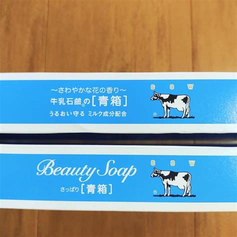 牛乳石鹸 牛乳石鹸 青箱 85g 6個入×2箱12個／国産 カウブランド／潤いミルク成分の通販 By ミント｜ギュウニュウセッケンならラクマ