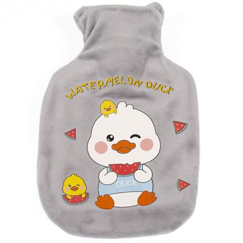 Hot Water Bottle Grey Duck Wow Cosmetics