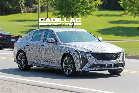 Refreshed Cadillac Ct Spy Photos Show New Widescreen Led Display