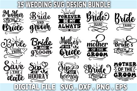 Wedding Svg Bundle Wedding Svg Design Graphic By T Shirtdesign Bundle · Creative Fabrica