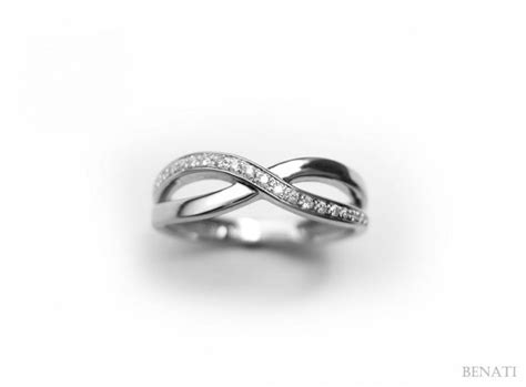 Diamond Infinity Knot Ring, Diamond Infinity Ring, White Gold Infinity ...