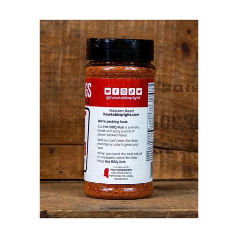 Killer Hogs Hot Bbq Rub Chilliwack Bbq Supply