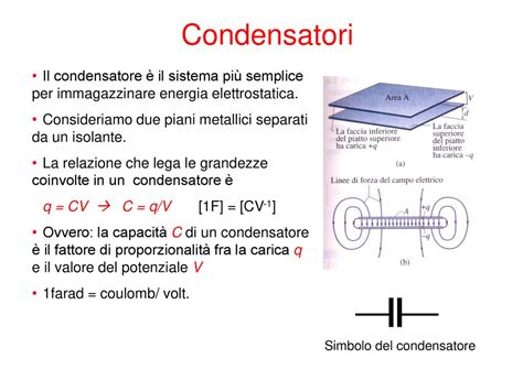 Capacità Elettrica Condensatori Ppt Scaricare