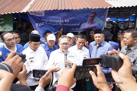 Mendag Meninjau Harga Bapok Di Pasar Palapa Pekanbaru Kementerian