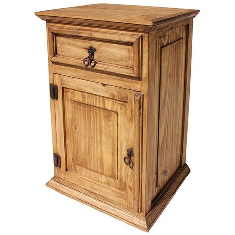 Rustic Pine Collection Liso Nightstand