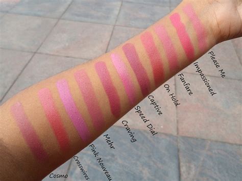 MAC Lipstick Swatches Part 1: 11 Pink Shades – Vanitynoapologies ...