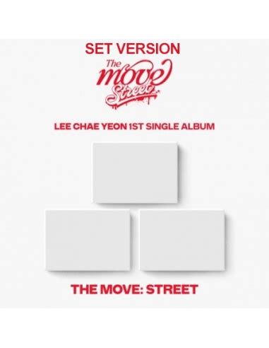 SET Smart Album LEE CHAE YEON 1st Single Album The Move Street