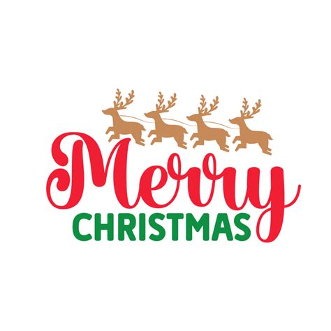 Merry Christmas Day Text Lettering Transparent Background 13994251 PNG