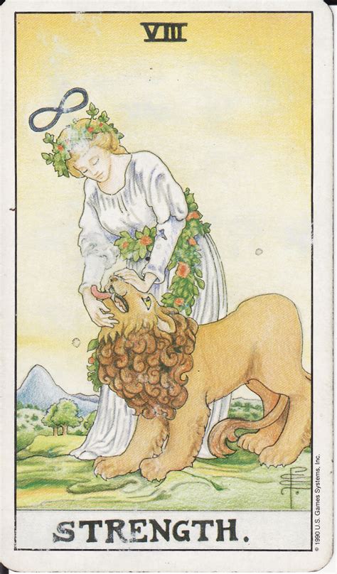 Tarot The Royal Road Strength Viii