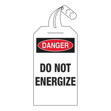 Danger Do Not Energize 4 X 12 12 Carlton Industries