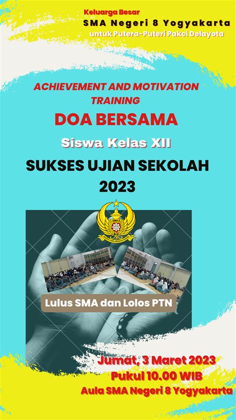 AMT Dan Doa Bersama Delayota 2023 Siap Ujian Sekolah Lulus Dan Lolos