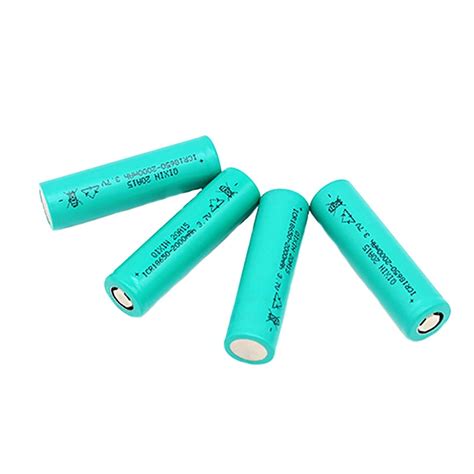 Rechargeable Icr18650 Lithium Li Ion Batteries 18650 Battery 37v 2000mah Lithium Li Ion