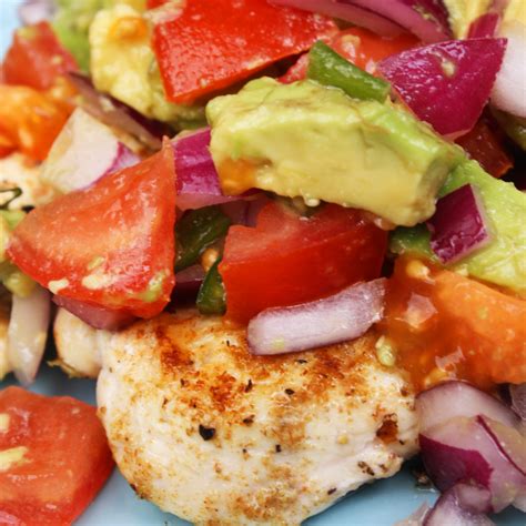 Grilled Chicken With Avocado Salsa Saving Dinner