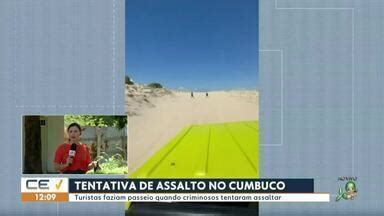 CETV 1ª Edição Juazeiro do Norte Turistas sofrem tentativa de