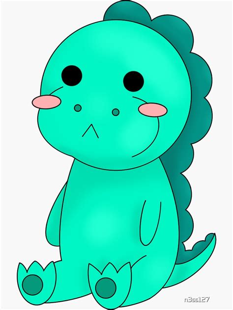 Chibi Dino Sticker For Sale By N3ss127 Redbubble